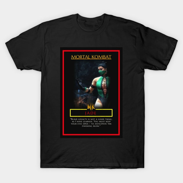 Jade Mortal Kombat (MK 11) Fighters - Poster,pillow and more. T-Shirt by Semenov